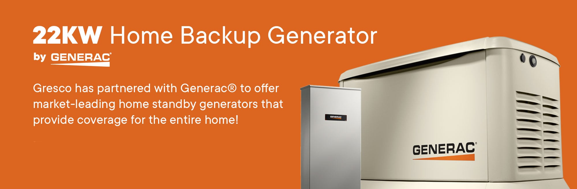 22KW Home Backup Generator by Generac